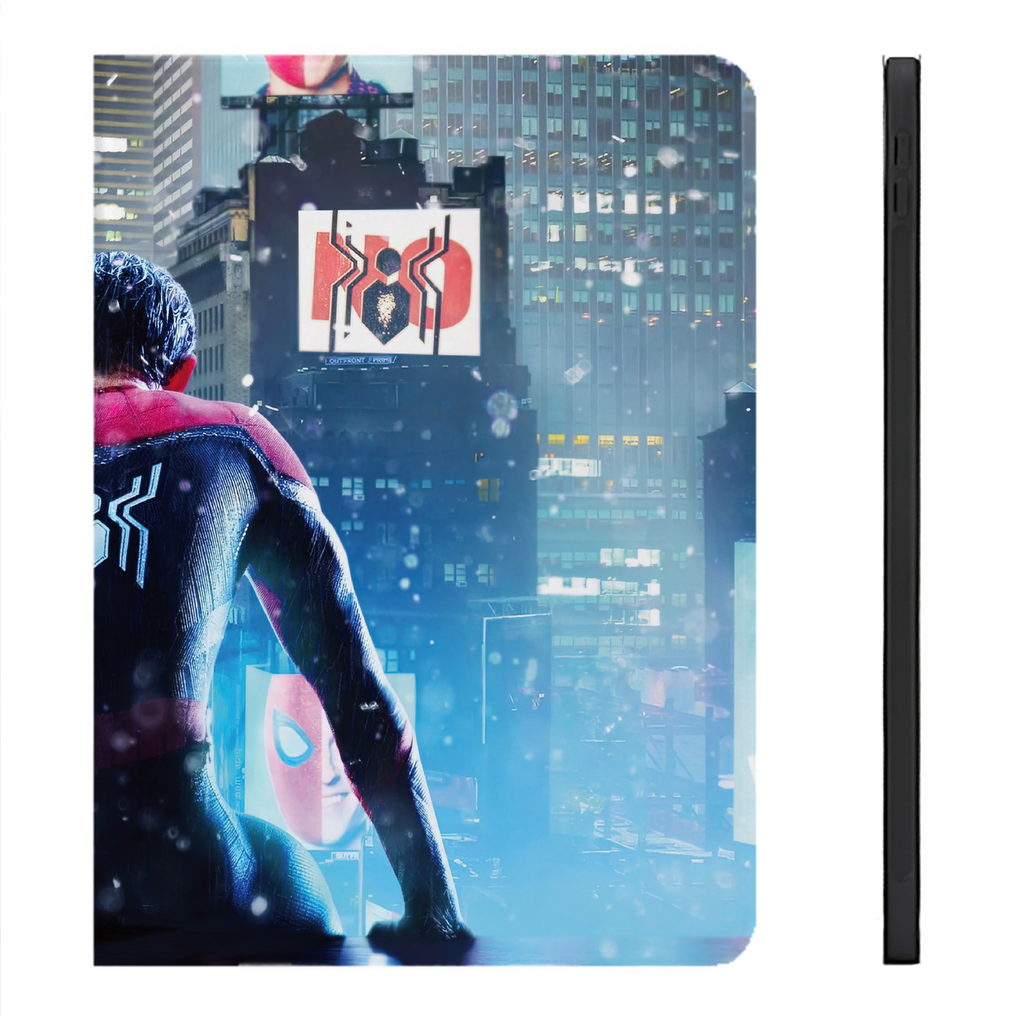 （画像用） Spider Man スパイダーマン IPadケース ペンホルダー付き ブックスタイルデザイン